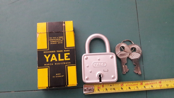 ขายแม่กุญแจYALE Made in Germany. ขนาด45 mm.