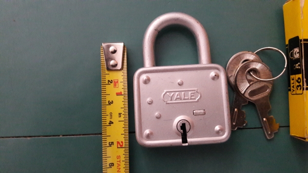 ขายแม่กุญแจYALE Made in Germany. ขนาด45 mm.