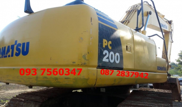 ขายรถแบคโฮ komatsu.pc 200-8