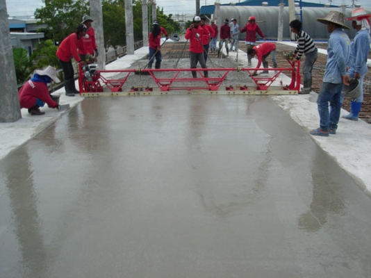 เครื่องกวาดหน้าปูน งานเทพื้นคอนกรีต เครื่องกวาดหน้าปูน งานเทพื้นคอนกรีต