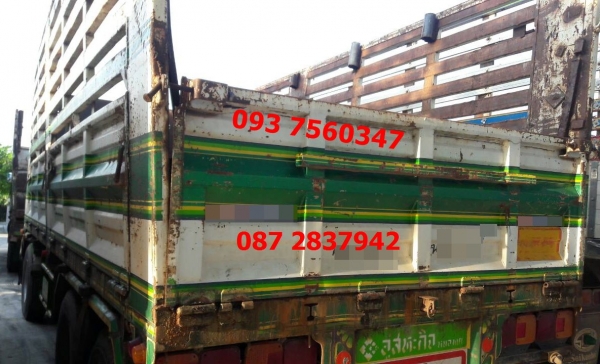 ขายรถบรรทุกไม่ดั้มพ์พ่วงแม่-ลูก 3 คาน 22 ล้อ