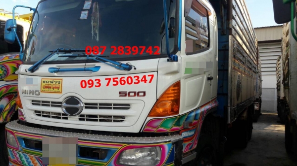 ขายรถดั้มพ์พ่วงแม่-ลูก 3 คาน / 22 ล้อ Hino 344 แรงม้า