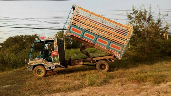 ขาย6ล้อดัมพ์อีแต๋น 100แรง ช่วงล่างใหญ่Fหลัง สภาพดีวิ่งดัมพ์เกษตร แชชซีใหญ่หน้า6