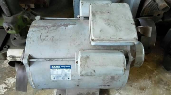 ====== Sold Out!! ====== มอเตอร์ KAMA(Taiwan)10 HP. 1450 RPM. 220V. ไฟบ้าน วิ่งเงียบ พร้อมใช้งาน