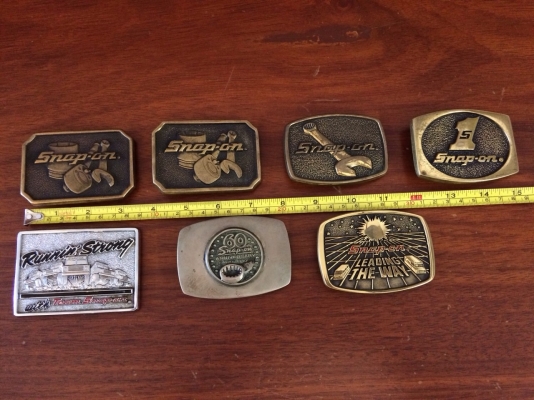 ขายหัวเข็มขัด Snap-on สวยๆ หายาก หัวละ