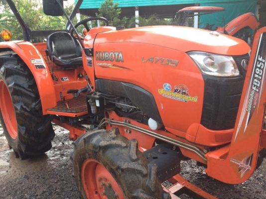 ขายคูโบต้าL4708 พร้อมผาน6"24 โรตารี่182รถใช้งาน1,000ชั่วโมง