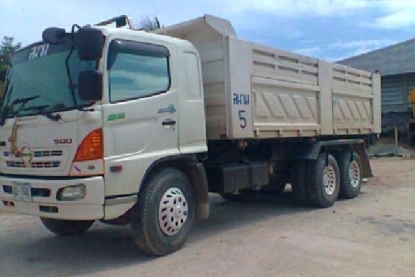 รถบรรทุกสิบล้อดัมพ์ HINO MEGA 260 ปี 48