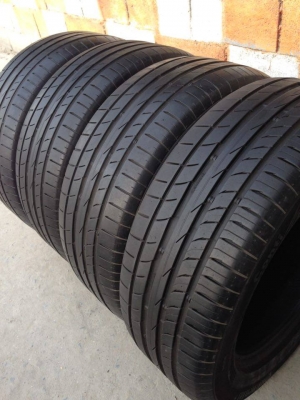 ยาง Continental 225 - 55 - 17 ปี 13 ครบชุด 4 เส้น 3500  ยางสวยๆไม่บวมดอกเต็มๆยางเหลือเยอะวิ่งใด้อีกนานค่ะ