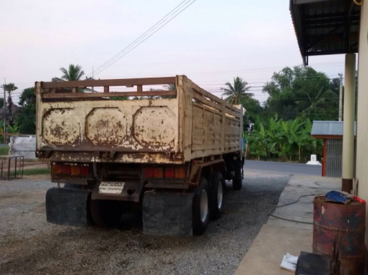 ขายรถบรรทุกสิบล้อดัมพ์ Mitsubishi MA เครื่อง 6D16-195 แรง ปี 44 ซีเรียล 22,xxx กระบะดัมพ์สามมิตร