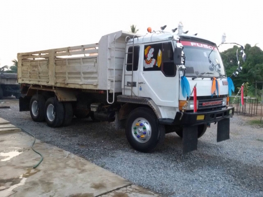 ขายรถบรรทุกสิบล้อดัมพ์ Mitsubishi MA เครื่อง 6D16-195 แรง ปี 44 ซีเรียล 22,xxx กระบะดัมพ์สามมิตร