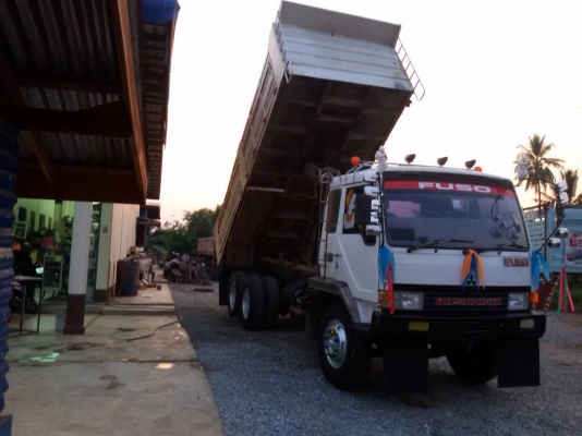 ขายรถบรรทุกสิบล้อดัมพ์ Mitsubishi MA เครื่อง 6D16-195 แรง ปี 44 ซีเรียล 22,xxx กระบะดัมพ์สามมิตร