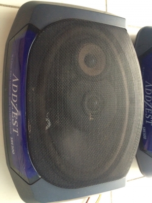 ลำโพงหมอนADDZEST SRE500 ดอก 6x9 นิ้ว 3ทาง 120W เสียงดีมากๆๆ โลโก้มีไฟ Made in Japan มือ2 ญี่ปุ่น