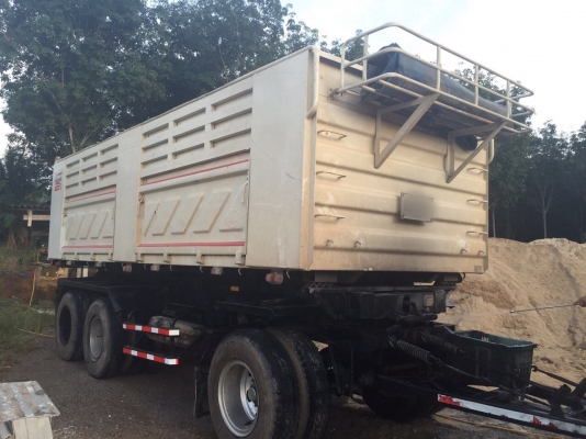 ขายรถ22ล้อดั้มพ์ HINO FM2PNLD เครื่อง 380แรงม้า กับหาง SMM ปี55 สนใจโทร 081-970-1072