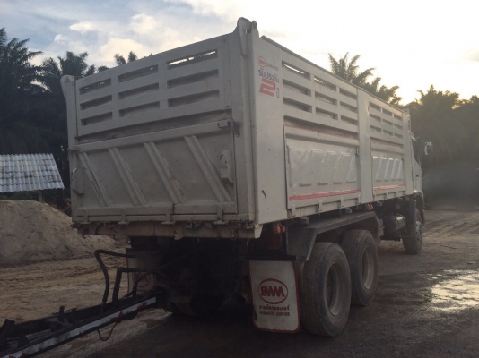 ขายรถ22ล้อดั้มพ์ HINO FM2PNLD เครื่อง 380แรงม้า กับหาง SMM ปี55 สนใจโทร 081-970-1072