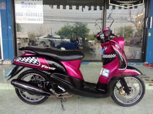 Fino ลาย Fashion รถปี54 สีชมพูดำ สวยๆพร้อมเล่ม เครื่องดี ราคาถูกครับ