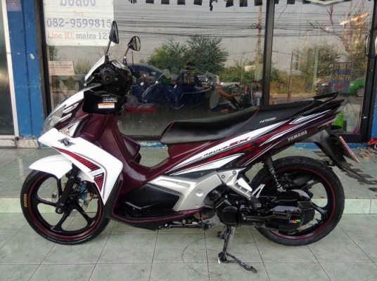 Nouvo SX ตัวTOP(ล้อMAXแท้) สวยๆเดิมๆ ปี56 สีขาวม่วง วิ่งน้อย ราคาถูกๆ