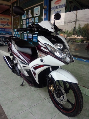 Nouvo SX ตัวTOP(ล้อMAXแท้) สวยๆเดิมๆ ปี56 สีขาวม่วง วิ่งน้อย ราคาถูกๆ