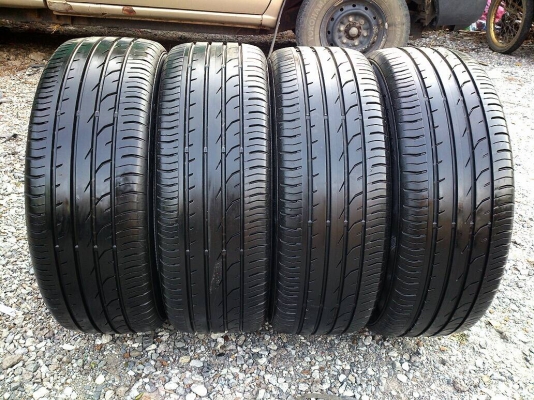 ขายยาง Continental 205/50R17 ยางสัปดาห์ที่19ปี14 ดอกยางเต็มหนาสดนิ่มลึกเท่ากันไม่แตกลายไม่กินข้างไม่มีปะสวยๆ จำนวน 1 ชุด