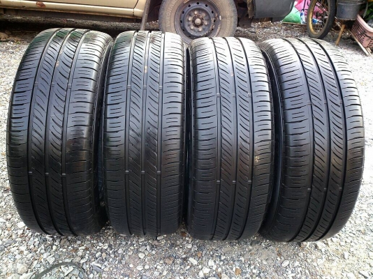 ขายยาง DUNLOP  205/55R16 ยางสัปดาห์ที่14ปี14 ดอกยางสดหนาเท่ากันไม่แตกลายไม่ร้าวไม่กินข้างไม่มีปะ สวยๆ  จำนวน 1 ชุด