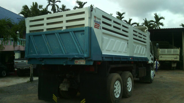 ขายรถบรรทุก 22 ล้อ พ่วงแม่ลูกดั๊มพ์ ISUZU DECA 320 แรงม้าปี 2551 ลูกพ่วงสามมิตร 3 เพลา ราคา 2000000