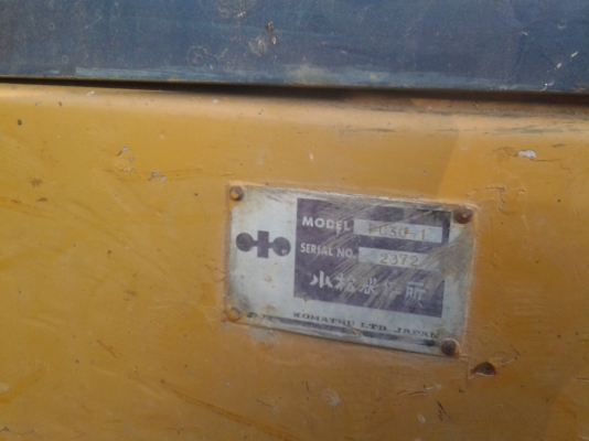 komatsu pc30 เครื่องดี ปั๊มดี ใช้งานได้ปรกติ komatsu pc30 เครื่องดี ปั๊มดี ใช้งานได้ปรกติ
