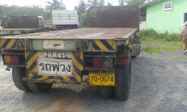 หางพื้นเรียบลูกพ่วง 2 คาน SMM หางสภาพดี พร้อมใช้ เล่มพร้อม