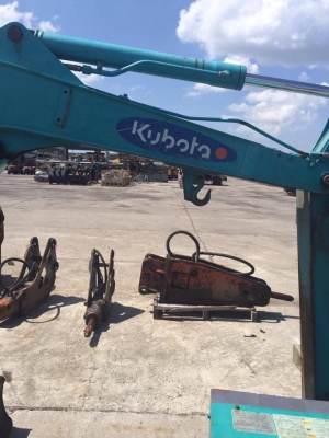 รถขุด KUBOTA แทรกยาง รถสวยมาก จากญี่ปุ่น