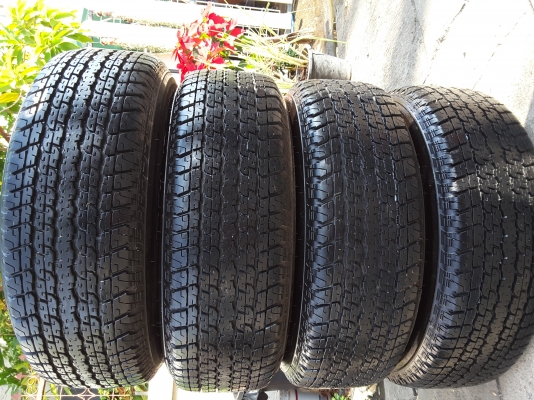 ยาง 255 65 17 bridgestone ปี 15 ชุดล่ะ 12000