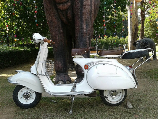 ขาย vespa 64 รถแปลงมาจากสปริ้นตัวp เครื่องดี ทะเบียนพร้อมโอน มีรูปครับ