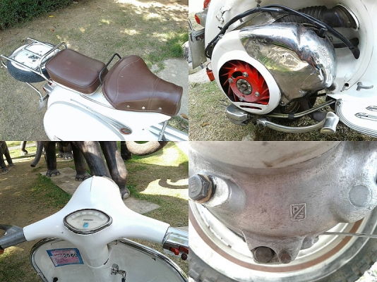 ขาย vespa 64 รถแปลงมาจากสปริ้นตัวp เครื่องดี ทะเบียนพร้อมโอน มีรูปครับ