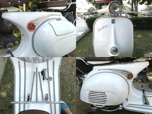 ขาย vespa 64 รถแปลงมาจากสปริ้นตัวp เครื่องดี ทะเบียนพร้อมโอน มีรูปครับ