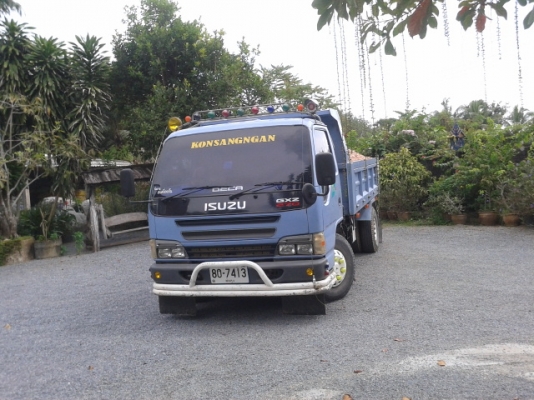 (ขายแล้วจ้าเสี่ยสมบูรณ์ ไป จ. นครศรีธรรมราช)6 ล้อดั้มอีซูสุ  120  แรงม้า  รถสวย  แอร์เย็น เบรกเทฟฟี่ พ.เวอร์  พร้อมใช้งาน