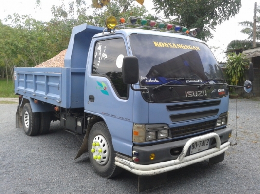 (ขายแล้วจ้าเสี่ยสมบูรณ์ ไป จ. นครศรีธรรมราช)6 ล้อดั้มอีซูสุ  120  แรงม้า  รถสวย  แอร์เย็น เบรกเทฟฟี่ พ.เวอร์  พร้อมใช้งาน