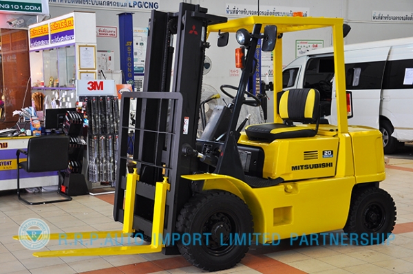 ขายรถโฟล์คลิฟท์มือสอง MITSUBISHI  รุ่น FG20-0044  ราคา 165,000 บาท นำเข้าจากประเทศญี่ปุ่น 100\% ไม่เคยใช้งานในประเทศไทย