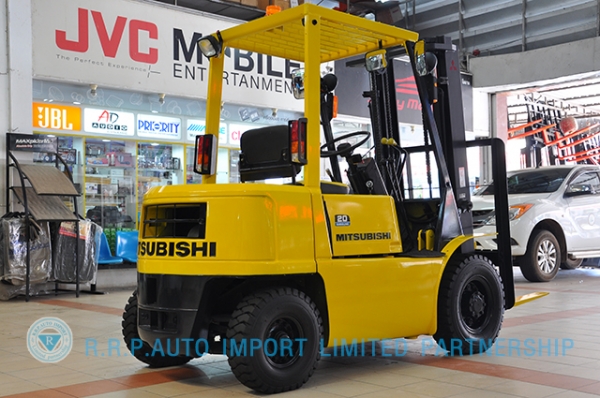 ขายรถโฟล์คลิฟท์มือสอง MITSUBISHI  รุ่น FG20-0044  ราคา 165,000 บาท นำเข้าจากประเทศญี่ปุ่น 100\% ไม่เคยใช้งานในประเทศไทย