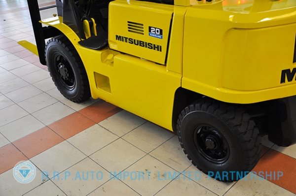 ขายรถโฟล์คลิฟท์มือสอง MITSUBISHI  รุ่น FG20-0044  ราคา 165,000 บาท นำเข้าจากประเทศญี่ปุ่น 100\% ไม่เคยใช้งานในประเทศไทย