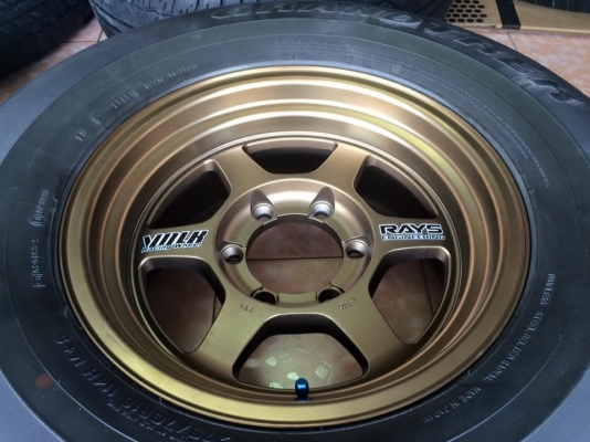 แม็กใหม่แกะกล่อง Te37 16x8 off-0 งานssw 12,000