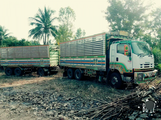 ขายรถพ่วง 22 ล้อ แม่-ลูก กระเนียมคอกเกษตรดั้ม ISUZU 360 ปี.52-53 มี 2 พ่วง สวยๆ ราคา2500000 ต่อรอง สนใจนัดดูรถได้เลยครับ