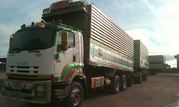 ขายรถพ่วง 22 ล้อ แม่-ลูก กระเนียมคอกเกษตรดั้ม ISUZU 360 ปี.52-53 มี 2 พ่วง สวยๆ ราคา2500000 ต่อรอง สนใจนัดดูรถได้เลยครับ