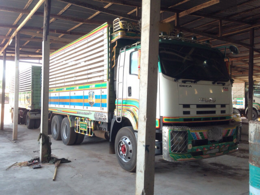 ขายรถพ่วง 22 ล้อ แม่-ลูก กระเนียมคอกเกษตรดั้ม ISUZU 360 ปี.52-53 มี 2 พ่วง สวยๆ ราคา2500000 ต่อรอง สนใจนัดดูรถได้เลยครับ