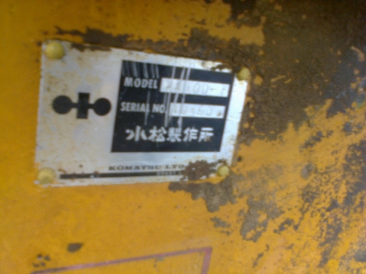 รถตักล้อยางWA100-1 รถสภาพดี  พร้อมใช้เลี้ยวเอว S/N 10483