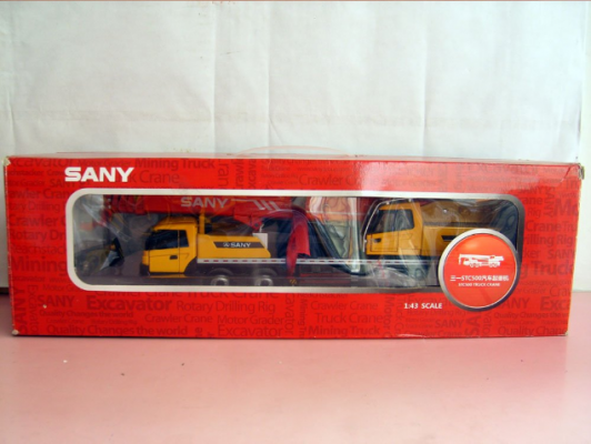 Model SANY STC500 Truck Crane Scale 1:43 เหมาะสำหรับเป็นของสมนาคุณ หรือตั้งโชว์มากครับ Model SANY STC500 Truck Crane Scale 1:43 เหมาะสำหรับเป็นของสมนาคุณ หรือตั้งโชว์มากครับ