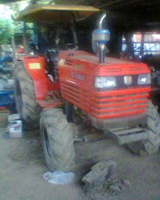 ขายรถไถ KUBOTA 54 แรงม้า 4WD มีอุปกรณ์ มีจอบหมุน ผาน7 รถสวยมากเครื่องแน่น