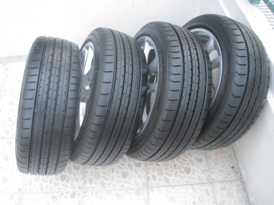 ขายล้อแม็กเดิม mazda2 16"x6.5" 4/100 et50+ยางปี12(081-3747940)