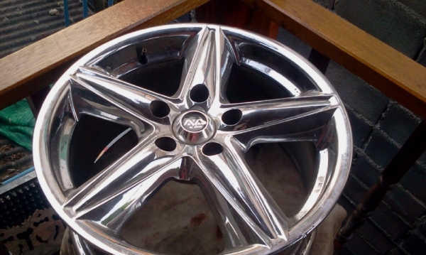 ขายล้อ 17 5รู 120  โครมเมียม ตามรูปเลยครับ