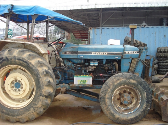 รถฟอร์ด6610 2เพลา ใบมีดดันหน้าและผาน Cmt