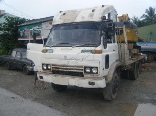 รถบรรทุก 10 ล้อ เทเลอร์ท้ายเป็ด ยี่ห้อ ISUZU รุ่น JCM รถบรรทุก 10 ล้อ เทเลอร์ท้ายเป็ด ยี่ห้อ ISUZU รุ่น JCM