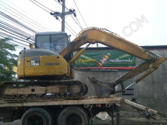 รถแบคโฮ ยี่ห้อ KOMATSU PC78 US