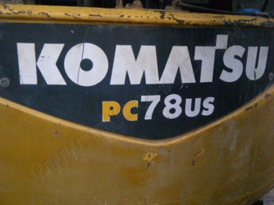 รถแบคโฮ ยี่ห้อ KOMATSU PC78 US