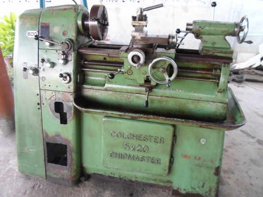 แท่นกลึง 3.5 ฟุต อังกฤษ  2 เพลา เกียร์บล็อก  40,000